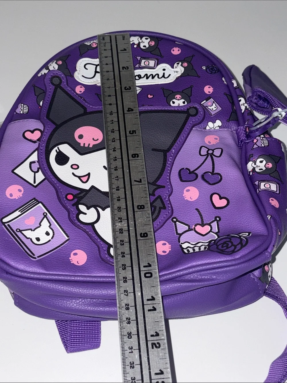 NWT! Sanrio Kuromi Purple Kids Mini Backpack with Coin Purse